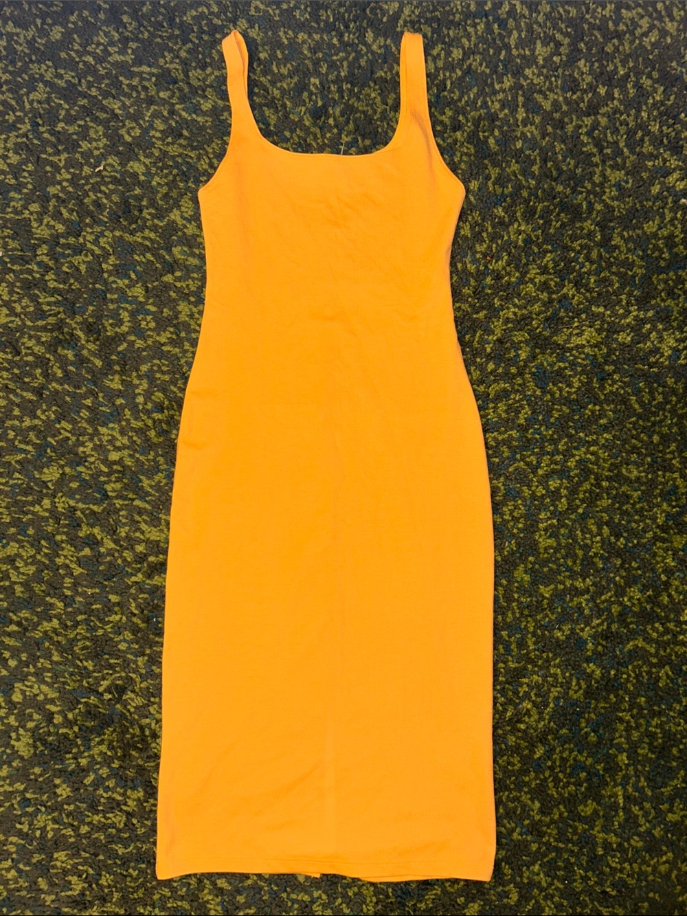 Zara Bright Orange Bodycon Dress